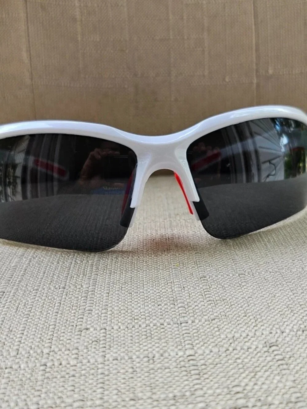 Fashion Men Sunglasses Wrap Style Sport Eyewear white Frame Shades New